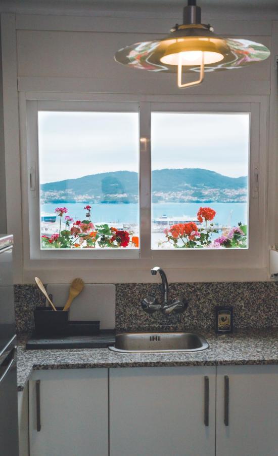 Apartamento Ático con vistas entre centro y playa Vigo Exterior foto