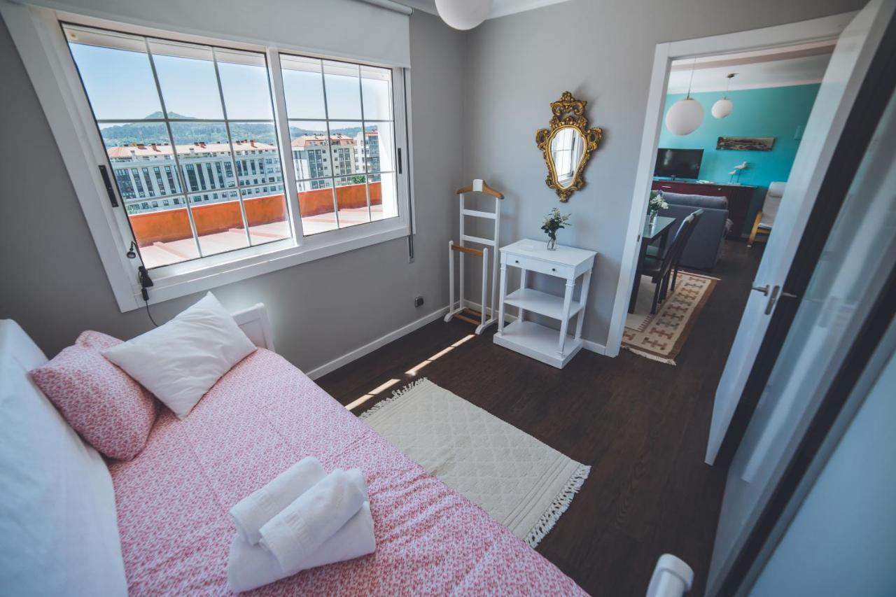 Apartamento Ático con vistas entre centro y playa Vigo Exterior foto